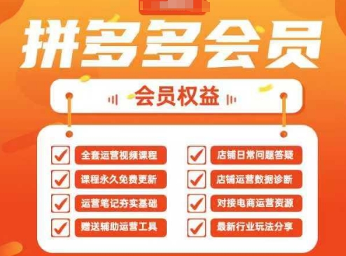2025拼多多运营实战课，40节全流程教学，覆盖拼多多运营全链路-轻创终点站